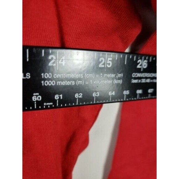 Victoria Jones Womens top red 2X long /sleeve tee Christmas tree NEW - Picture 8 of 10